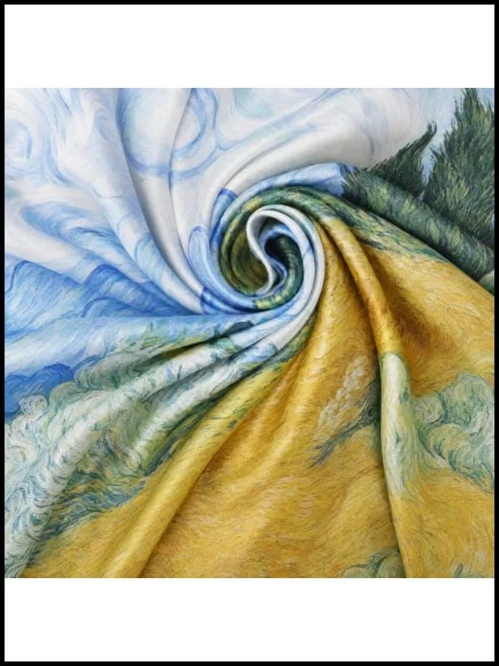 Mulberry Silk Satin Scarf for Women 35x35 Hair Head Wrap